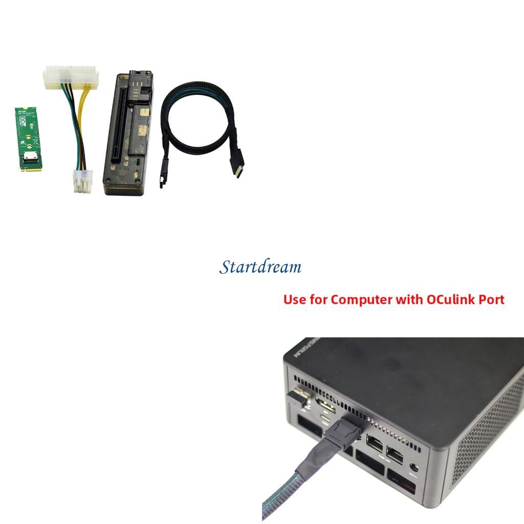 Oculink Gpu Dock Station - GDC แล็ปท็อปการ์ดกราฟิกภายนอก Dock พร้อมสายไฟสำหรับ Mini PCIE