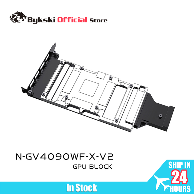 Rtx 4090 Water Block Full Cover - บล็อก GPU Bykski N-GV4090WF-X-V2 สำหรับ GIGABYTE