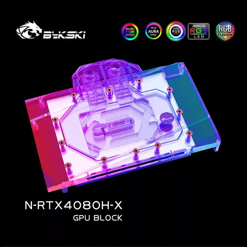 บล็อกน้ำ GPU Bykski สำหรับการ์ - Rtx 4080 Water Cooling Block บทวิจารณ์และราคา