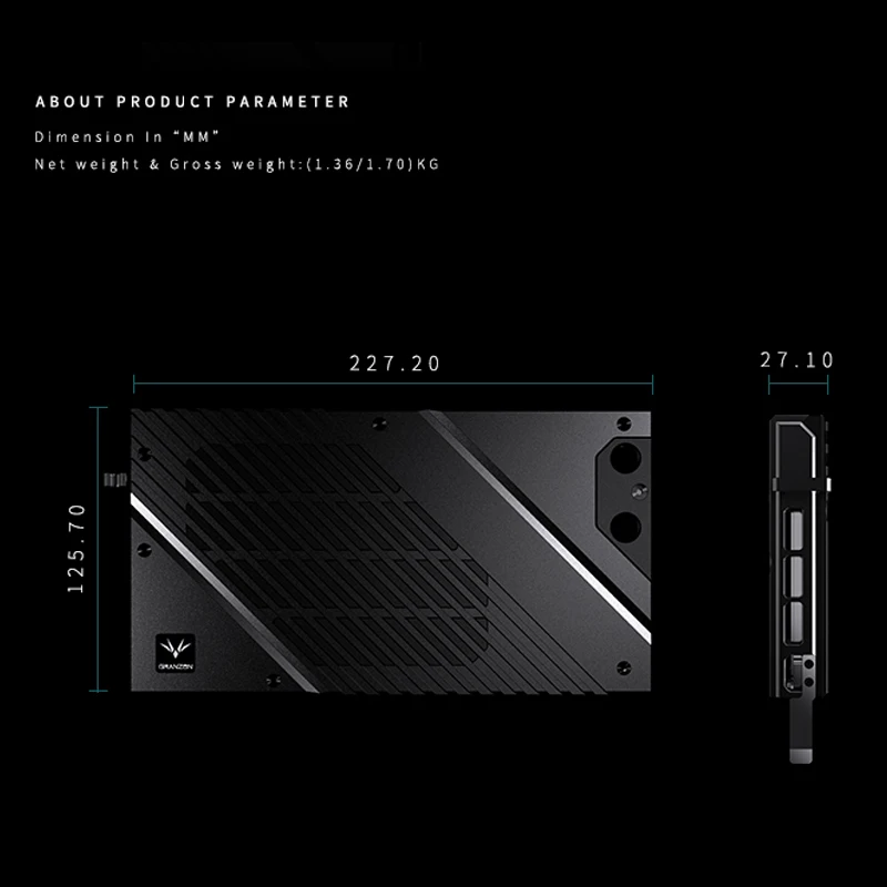 บล็อก GPU ของ Granzon สำหรับกา - Rtx 4080 Water Cooling Block บทวิจารณ์และราคา
