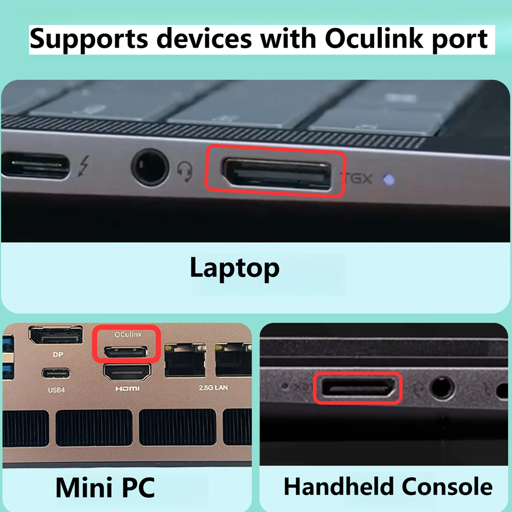 Oculink / M.2 External GPU Doc - Oculink Gpu Dock Station บทวิจารณ์และราคา