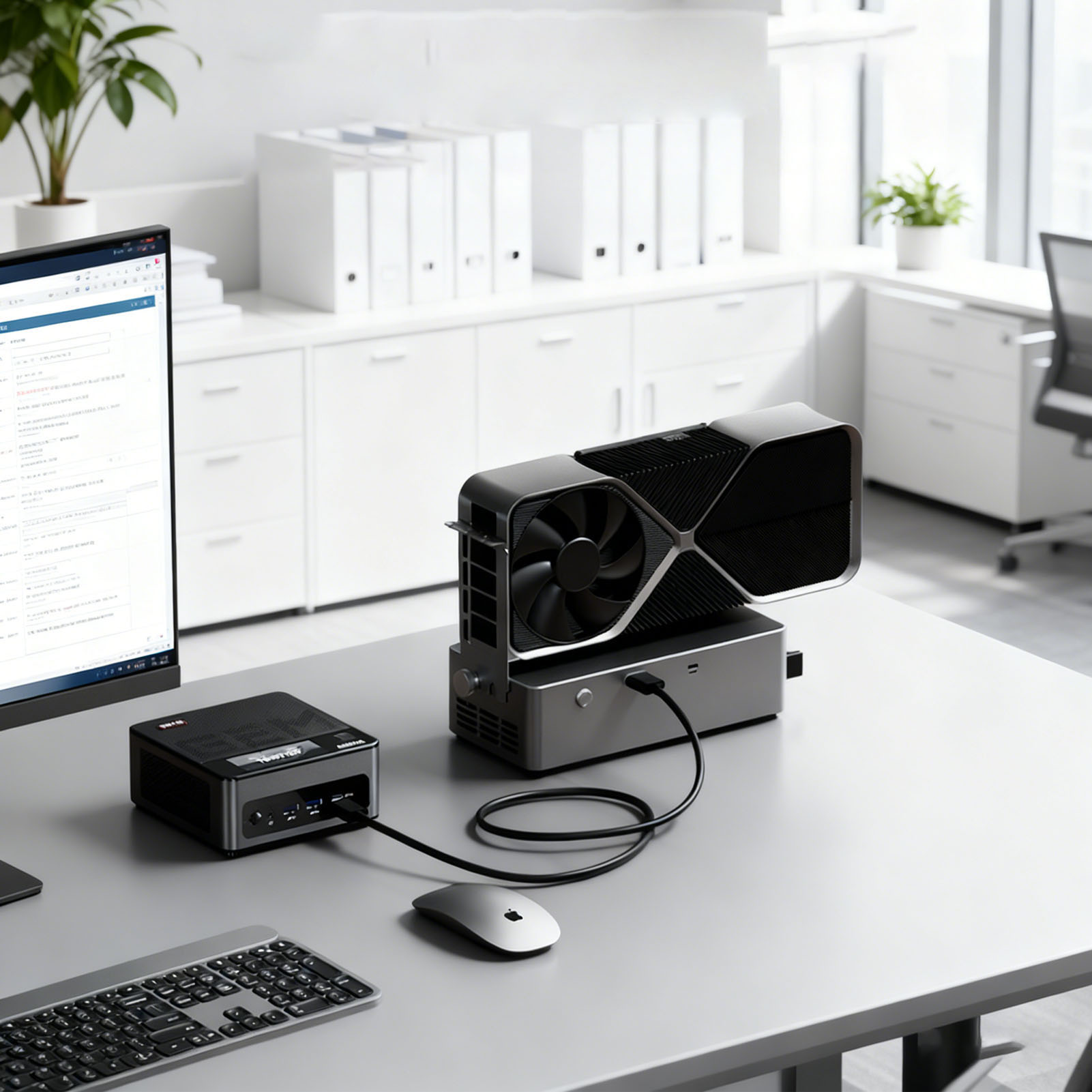 แท่นเชื่อมต่อการ์ดจอภายนอก EGP - Oculink Gpu Dock Station บทวิจารณ์และราคา