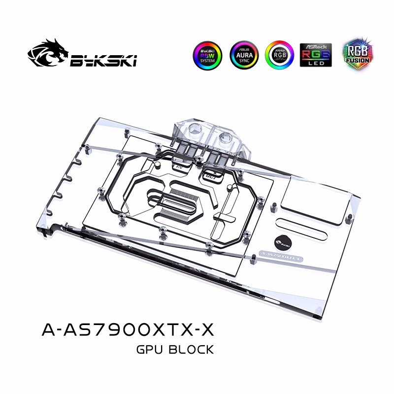 บล็อกน้ำ Bykski สำหรับการ์ดจอ  - Rx 7900 Xt 20Gb บทวิจารณ์และราคา